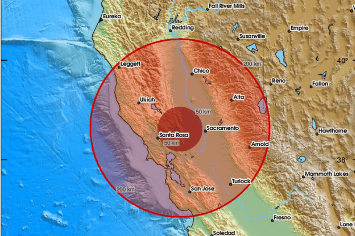 Un terremoto de magnitud 7.0 sacude el norte de California