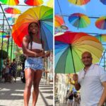 Simone Biles y José Zabala visitan el Paseo de las Sombrillas en Puerto Plata: Un llamado a las figuras dominicanas a promover el turismo histórico