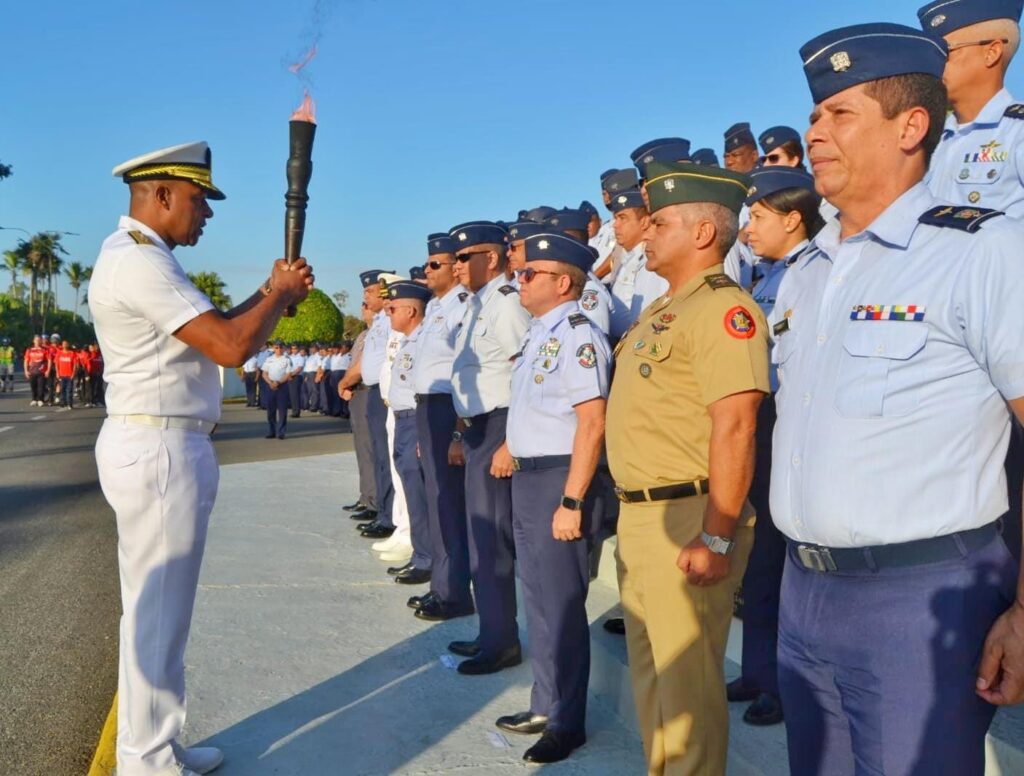 FARD recibe antorcha de los Juegos Deportivos Militares 2025